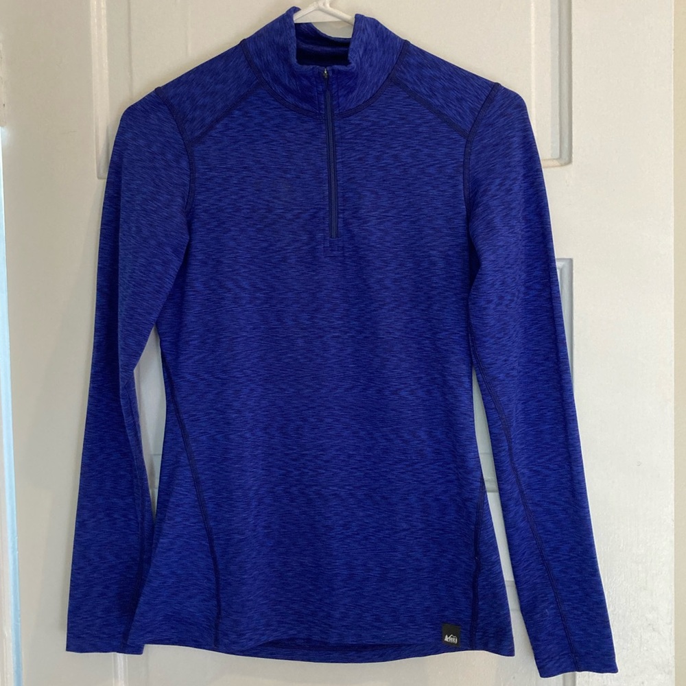 REI CO—OP 3/4 zip athletic long sleeve shirt